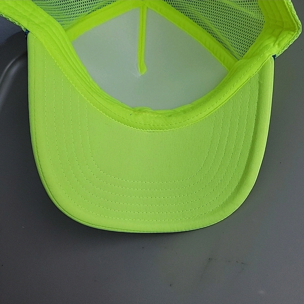 Cloud 9 Neon Green Trucker Hat - Picture 5 of 8